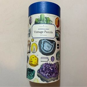 Cavallini & Co 1000 Piece Mineralogy Vintage Puzzle